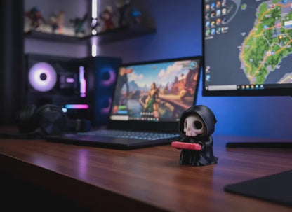 Sensenmann mit Konsole – Gothic Gaming-Figur – Produktvideo