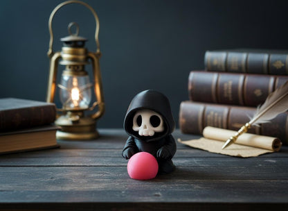 Sensenmann mit Orbkugel – Gothic Mini-Figur – weitere Produktansicht 1