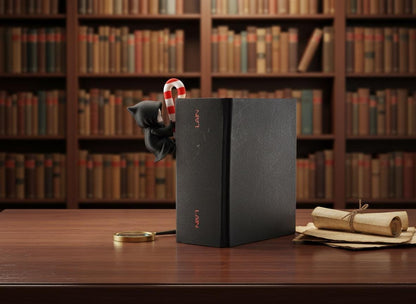 Sensenmann als Buchkanten-Figur – Gothmas Bücherregal-Deko – weitere Produktansicht 3