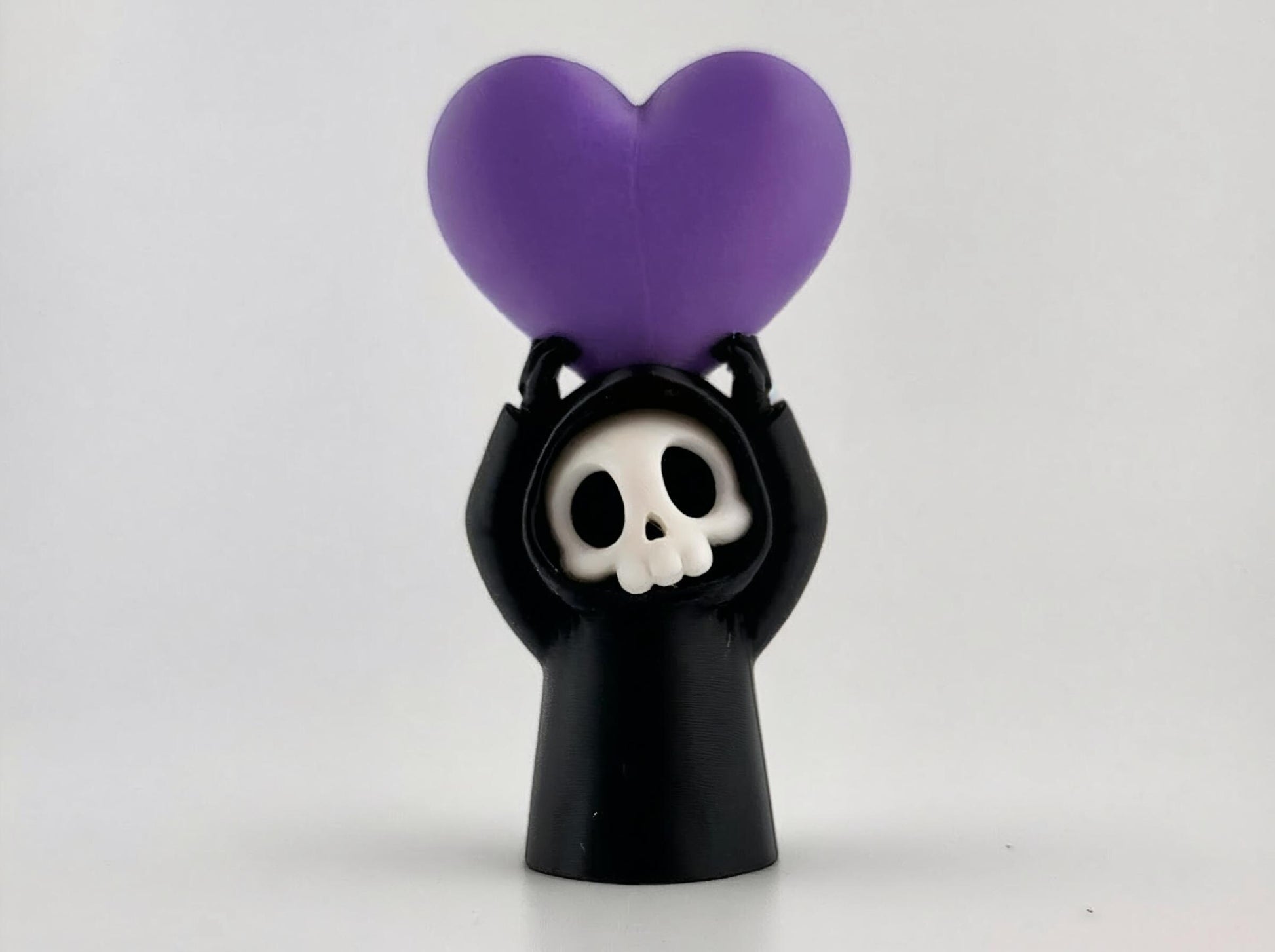 Sensenmann mit Herz – Gothic Deko zum Valentinstag – weitere Produktansicht 3