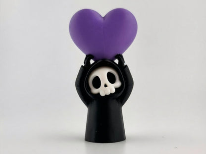 Sensenmann mit Herz – Gothic Deko zum Valentinstag – weitere Produktansicht 3